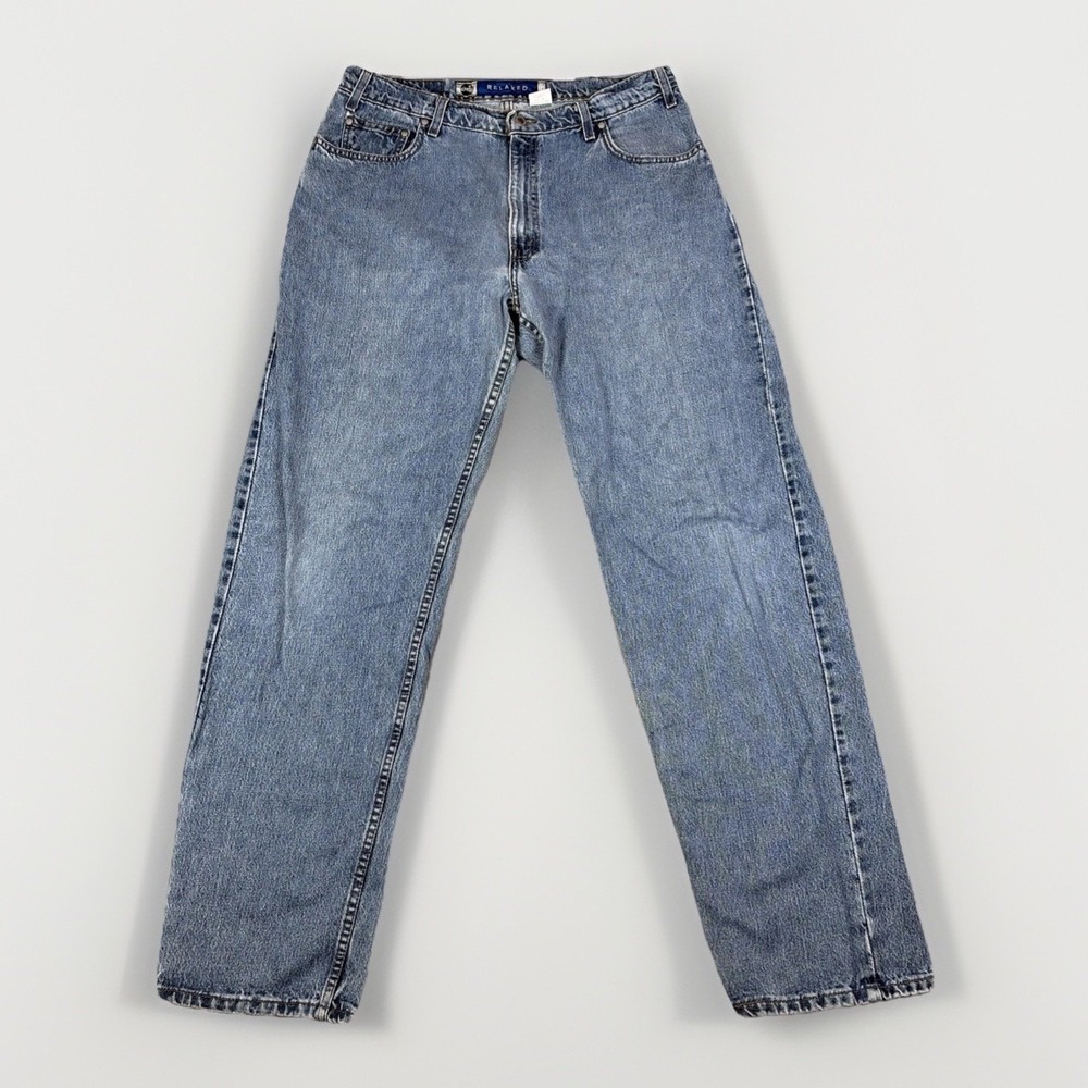 Levi's SilverTab Relaxed Jeans Mens 36x34 Blue Vintage 90s Made USA 44755-0891